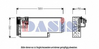 AKS DASIS 820270n -  Испаритель, кондиционер